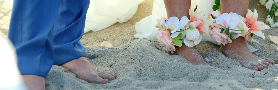 Heiraten in Florida mit Florida Hochzeiten Barfuss am Sandstrand